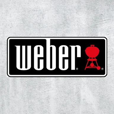 Logo einer Grillmarke mit rotem Grill