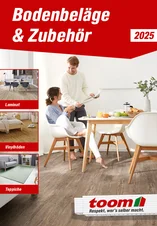 Titelbild des Katalogs für Bodenbeläge und Zubehör mit einem Paar beim Frühstück.